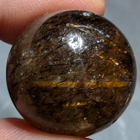 Golden Rutilated Quartz Mini Sphere - Picture 5 of 5